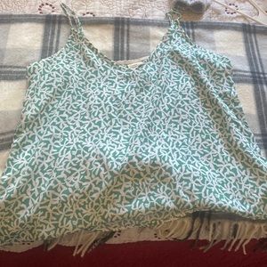 TARGET - Medium - green and white pattern tank top